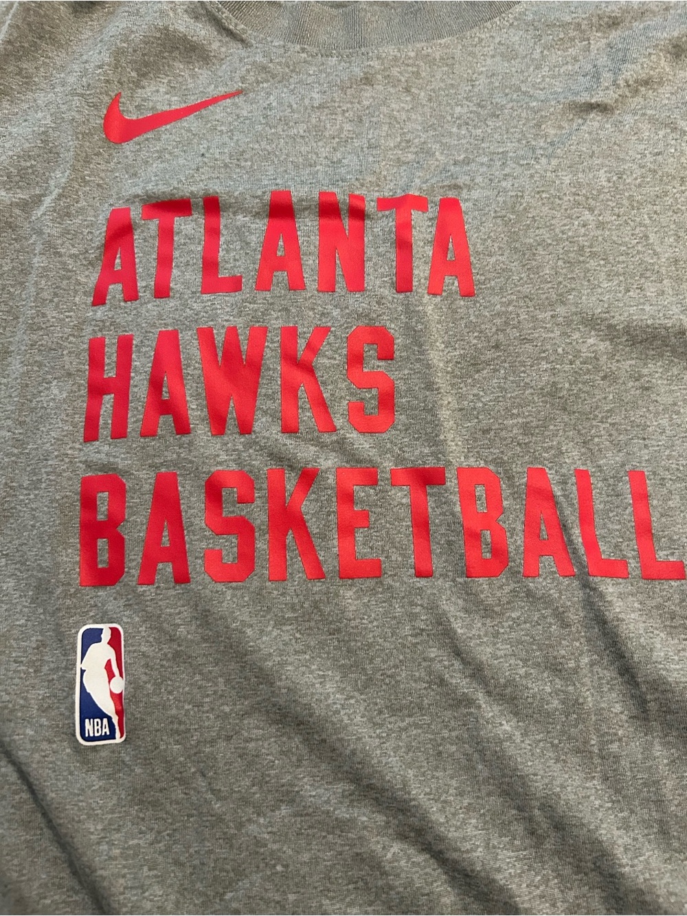 Nike Atlanta Hawks Gray Short-Sleeve Team Tee